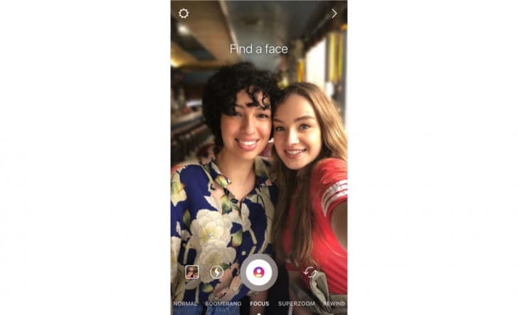 Instagram Portrait mode