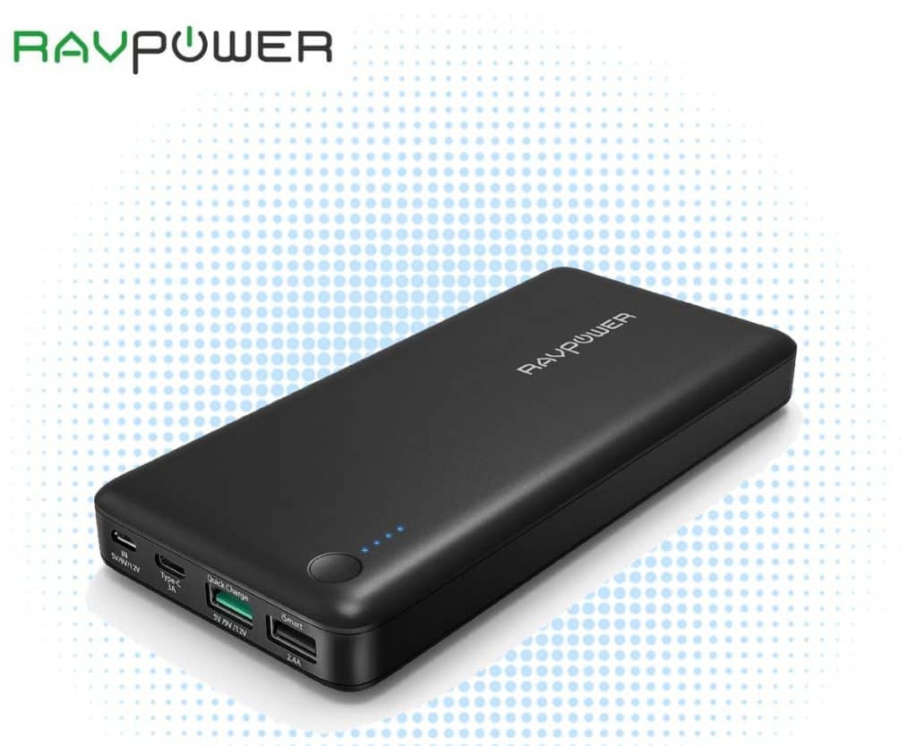 RAVPower Turbo+ 20100 mAh (Type-C + QuickCharge3.0) - 2