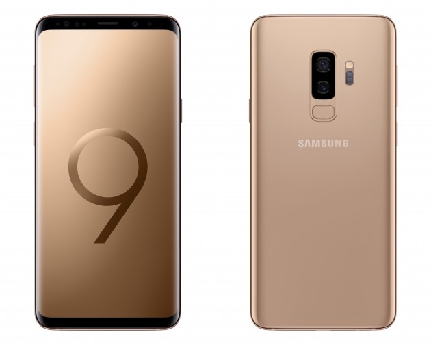 Samsung Galaxy S9+ in Sunrise Gold