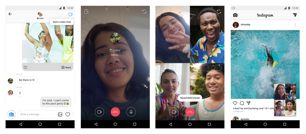Instagram Video call