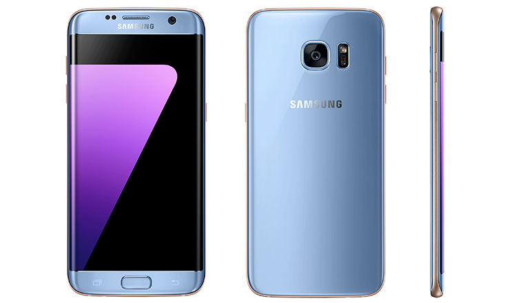 Galaxy S7 edge Blue Coral