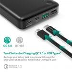 RAVPower Turbo+ 20100 mAh (Type-C + QuickCharge3.0) -2