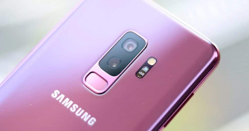 Samsung Galaxy S9 Plus Lilac Purple Rear Camera