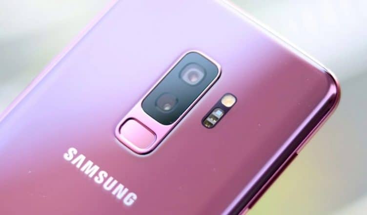 Samsung Galaxy S9 Plus Lilac Purple Rear Camera