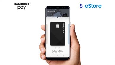 Samsung Pay with S-estore Logo