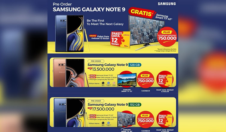 Samsung Galaxy Note 9 ราคา