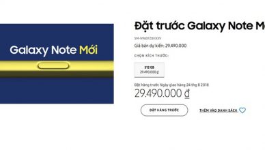 Samsung Galaxy Note 9 Vietnam