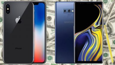 Note 9 iPhone X