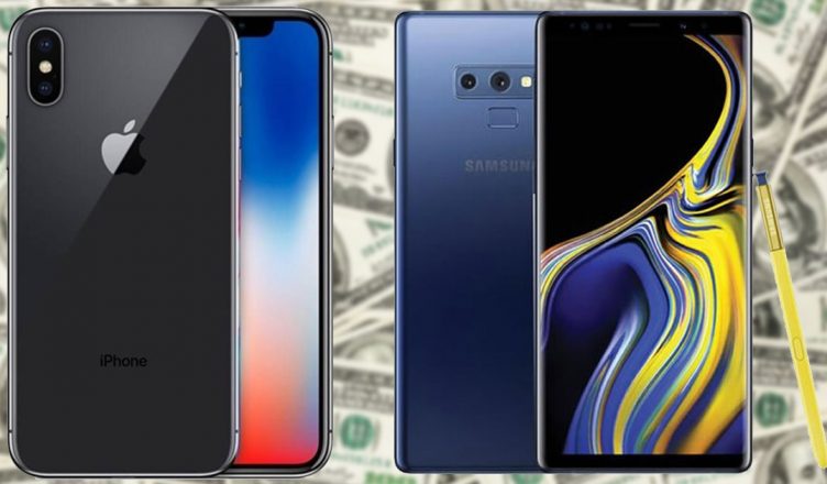 Note 9 iPhone X