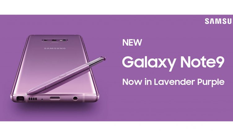 Samsung Galaxy Note 9 Lavender Purple