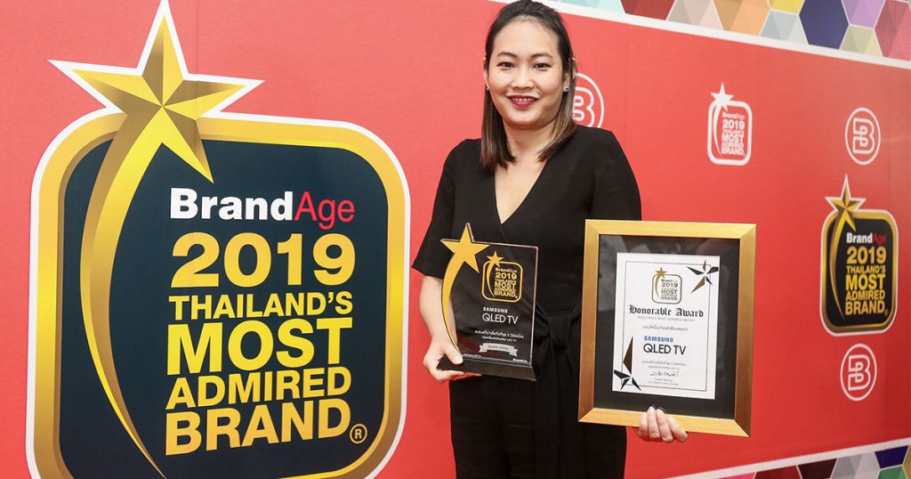 ซัมซุง คว้า 3 รางวัลจาก “Thailand’s Most Admired Brand & Why We Buy 2019”