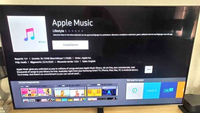 Apple Music on Samsung Smart TVs