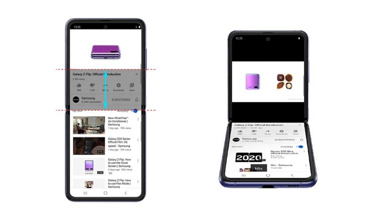 youtube Samsung Galaxy Z Flip